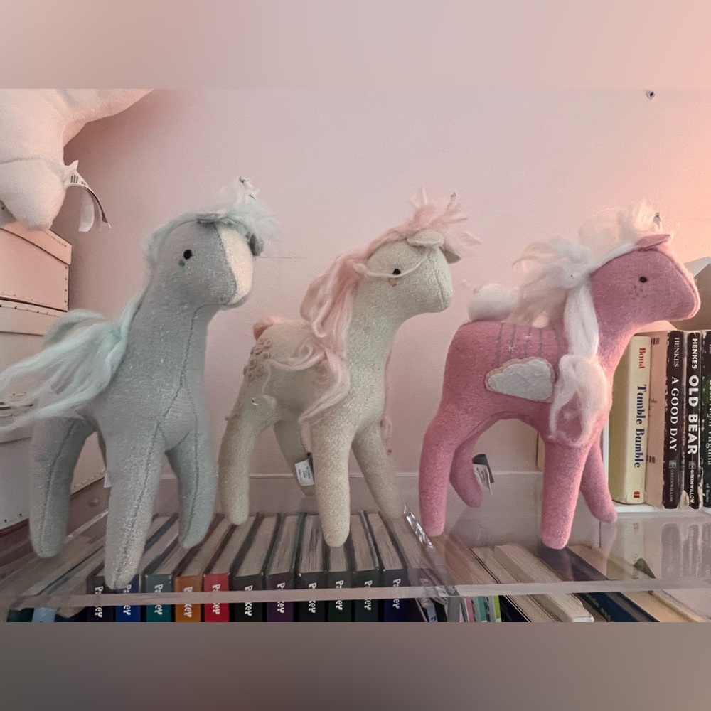 The Land of Nod Felt Unicorns ( set of 3)